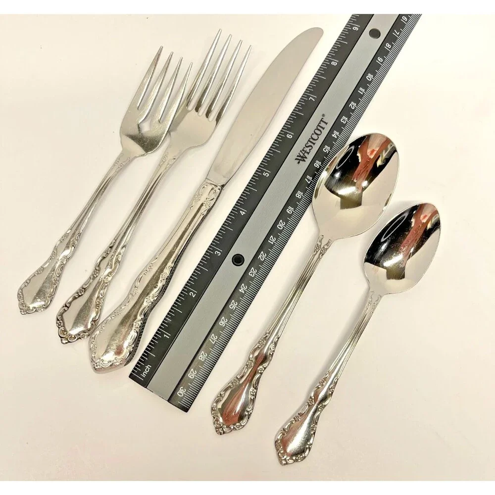 Oneida Distinction Deluxe Mansion Hall Stainless 5 pc Flatware Place Setting